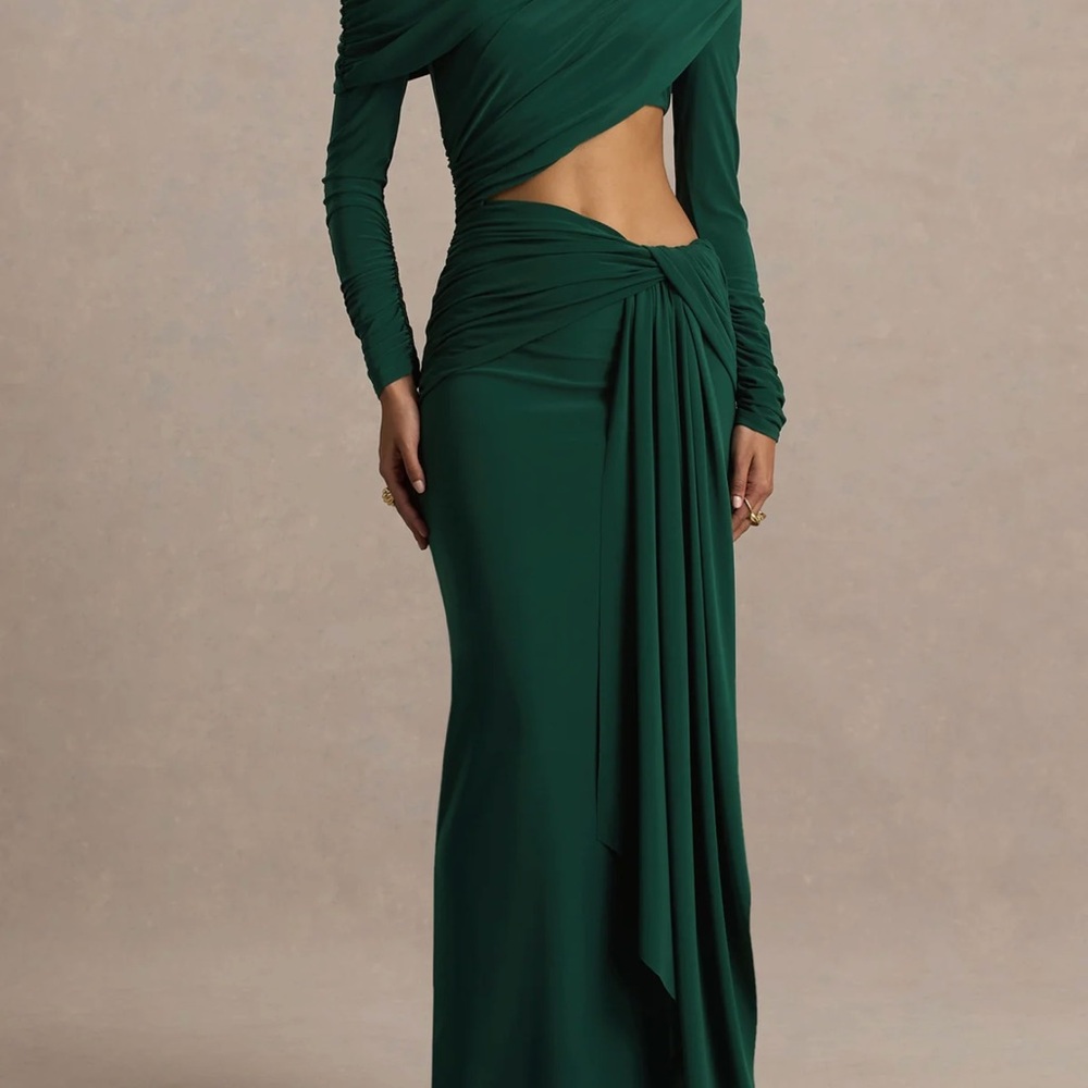 Club L London Emerald Green Wedding Gown